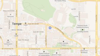 Map for University House - Tempe, AZ