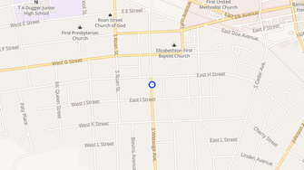 Map for Charles Apartments - Elizabethton, TN