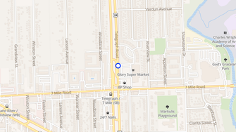 Map for Crescent House Apartments - Detroit, MI