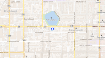 Map for Park Lake Towers - Orlando, FL