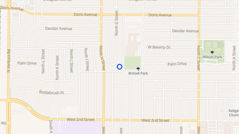 Map for Palm Circle Apartments - Oxnard, CA
