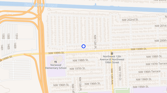 Map for 1320 NW 200 Street - Miami, FL