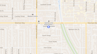 Map for Crest Apartments - Van Nuys, CA