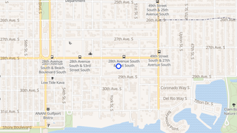 Map for Villa Roble Apartments - Gulfport, FL