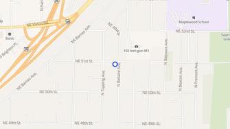 Map for 5042 N Bellaire Avenue - Kansas City, MO