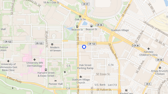Map for Stadium Village Flats - Minneapolis, MN