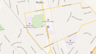 Map for Parker House Apartments - Rodeo, CA