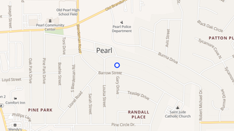 Map for East Villa Apartments - Pearl, MS