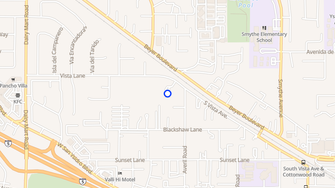 Map for Vista Lane Courts - San Ysidro, CA