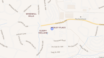 Map for Henley Place - Christiansburg, VA