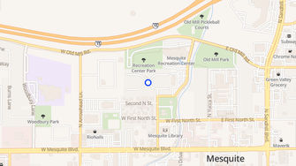 Map for Mesquite Manor - Mesquite, NV