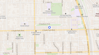Map for 1318-24 E. Hyde Park Blvd&1319-25 E. Madison Pk - Chicago, IL