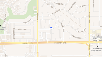 Map for Sienna Pointe Apartments - Moreno Valley, CA