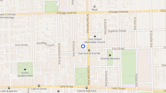 Map for 301-313 N. Oak Park Ave. - Oak Park, IL