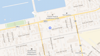 Map for Chadwick Bay Lofts - Dunkirk, NY