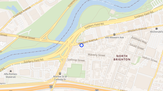Map for Radius Apartments - Brighton, MA