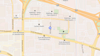 Map for Santa Clara Square Apartment Homes - Santa Clara, CA