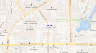 Map for URBON Apartment Homes - Orlando, FL
