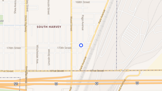 Map for Hazelnut Apartments - Hazel Crest, IL