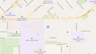 Map for DeSoto Gardens - Fresno, CA