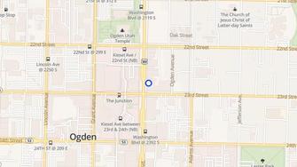 Map for Tower View Apartments - Ogden, UT