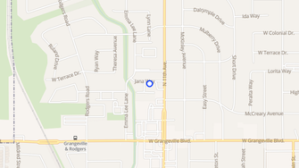 Map for Northwest Circle I & II Apartments - Hanford, CA