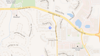 Map for The Alastair At Aria Village - Sandy Springs, GA
