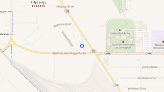 Map for Cypress Landing - Shreveport, LA