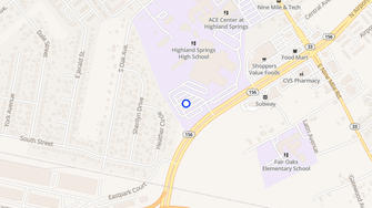 Map for Oakmeade Apartments - Highland Springs, VA