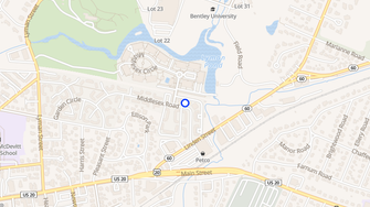 Map for Gardencrest Apt - Waltham, MA