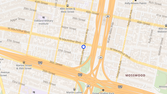 Map for Aurora Apartments - Oakland, CA