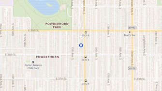 Map for 3528 Bloomington Avenue - Minneapolis, MN