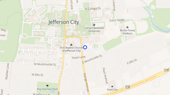 Map for Cherokee Garden Apartments - Jefferson City, TN