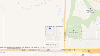 Map for Creek Crossing Apartments - Canyon, TX
