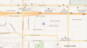 Map for Fiesta Apartments - Tulsa, OK