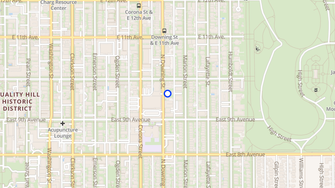 Map for 950 N Downing St - Denver, CO