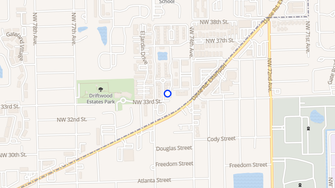 Map for East Village - Davie, FL