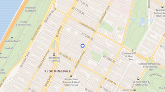 Map for Manhattan Valley - Manhattan, NY