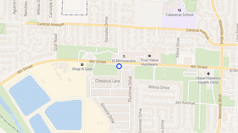 Map for Mission Oaks Mobile Home Park - Hollister, CA