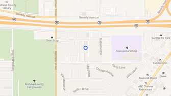 Map for Foothill Vista Mobile Home Park - Kingman, AZ
