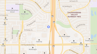 Map for Rise Thunderbird - Phoenix, AZ