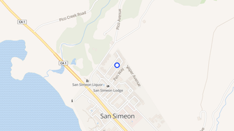 Map for Pine View Mobile Home Park - San Simeon, CA