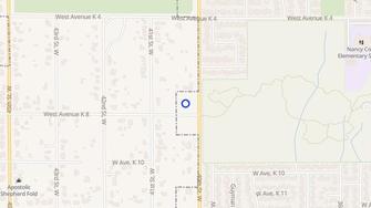 Map for Leisure Lake Mobile Estates - Lancaster, CA