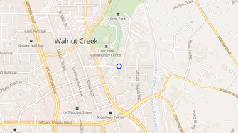 Map for Castlewood Apartments - Walnut Creek, CA