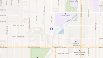 Map for Villa Nueva Apartments - Yuma, AZ