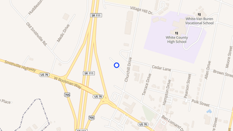 Map for Chestnut Ridge Apartments - Sparta, TN