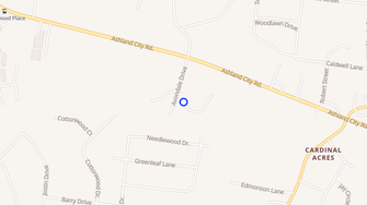 Map for Avondale Park Apartments - Clarksville, TN