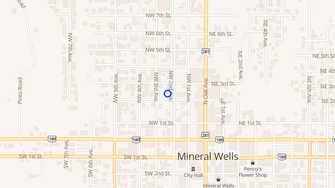 Map for Crawford Apartments - Mineral Wells, TX