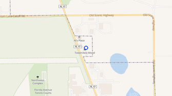 Map for Tower View Motel - Lake Wales, FL