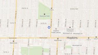 Map for Gold Crest Apartments - Hopkins, MN